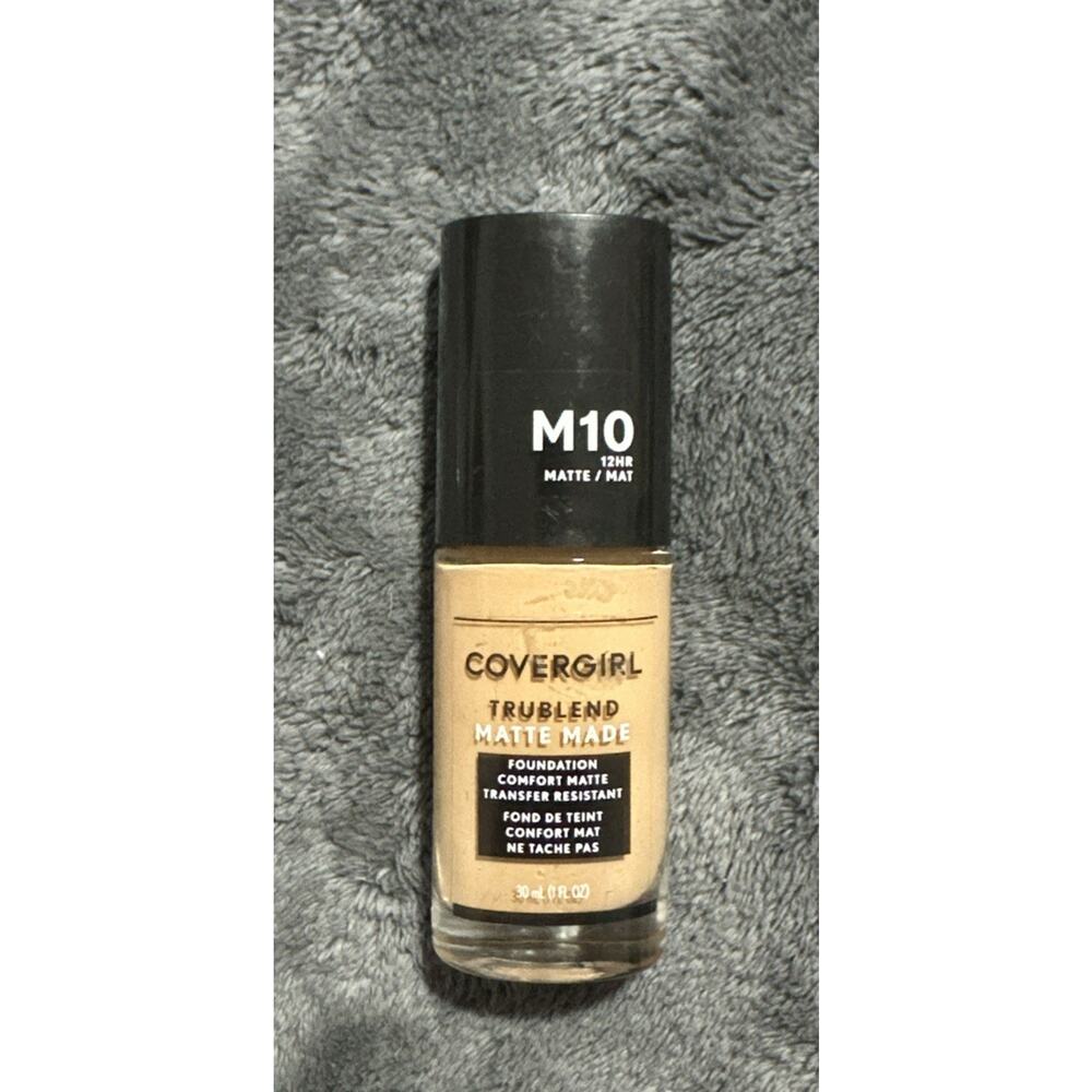 NEW CoverGirl TruBlend Matte Made Liquid Foundation, Golden Natural M10, 1 fl oz